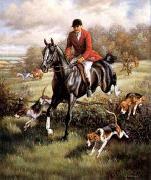Classical hunting fox, Equestrian and Beautiful Horses, 016. unknow artist